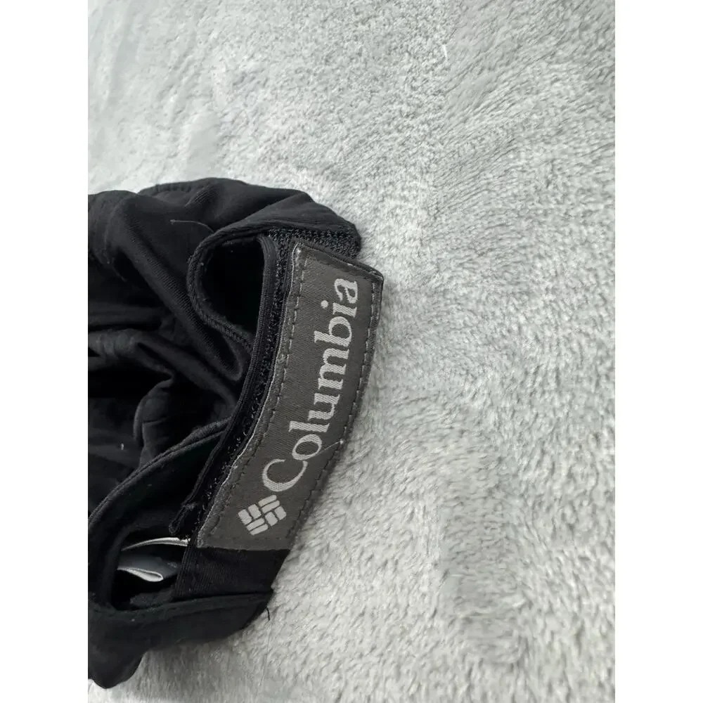 Columbia Hat Cap Strap Back One Size Black Omni-Freeze Ice Logo Youth small